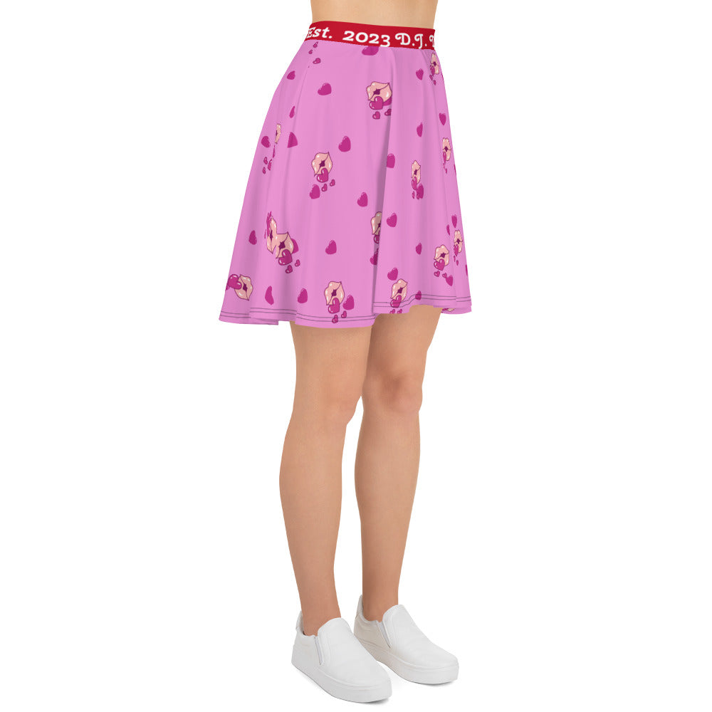 D.J. Domo "Lipz" Skater Skirt Purple