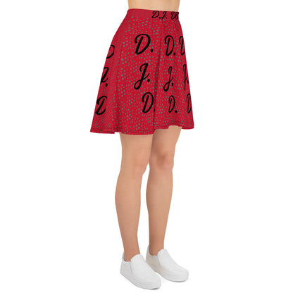 D.J. Domo "D.J.D." Skater Skirt Dots/Red/Black