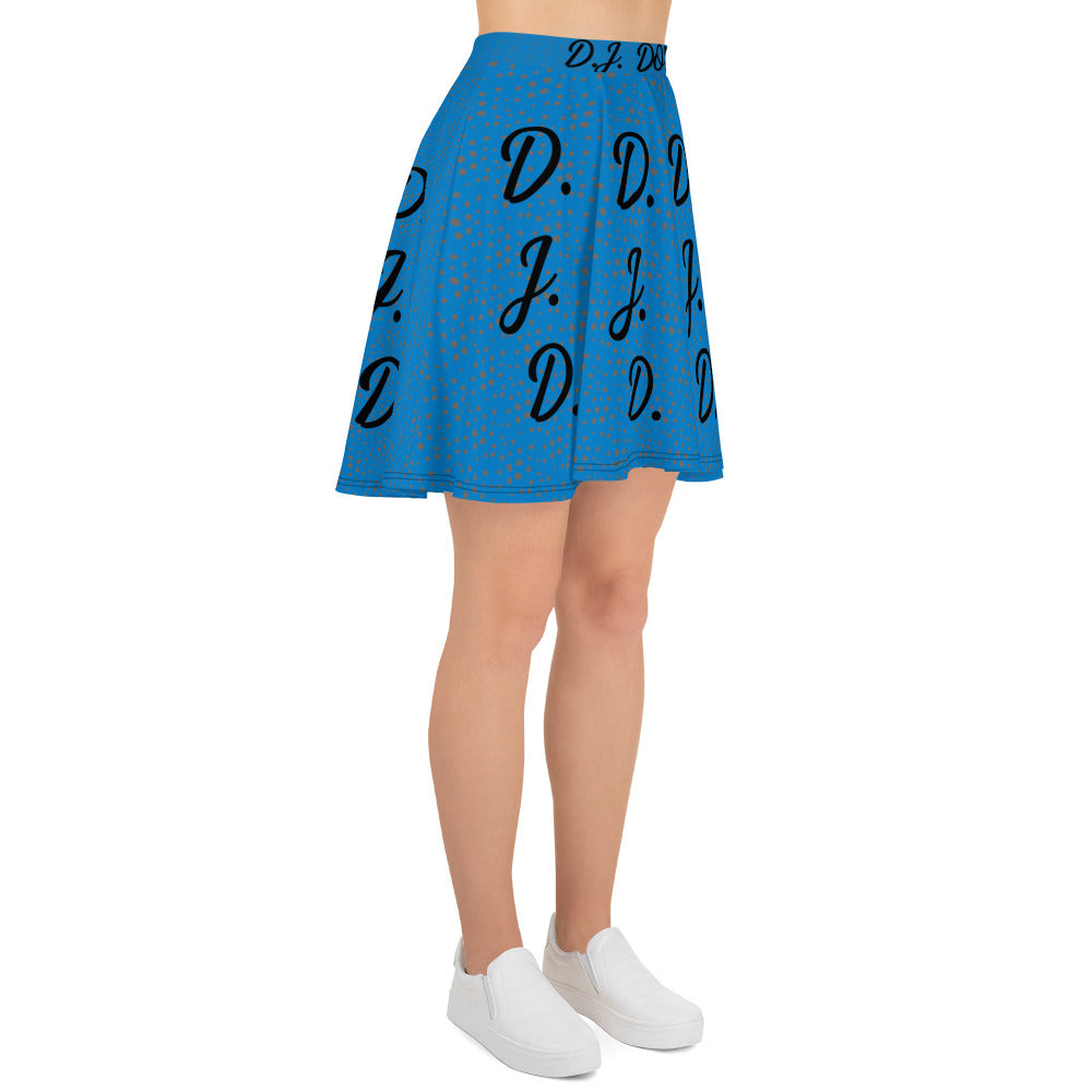 D.J. Domo "D.J.D." Skater Skirt Light Blue/Black