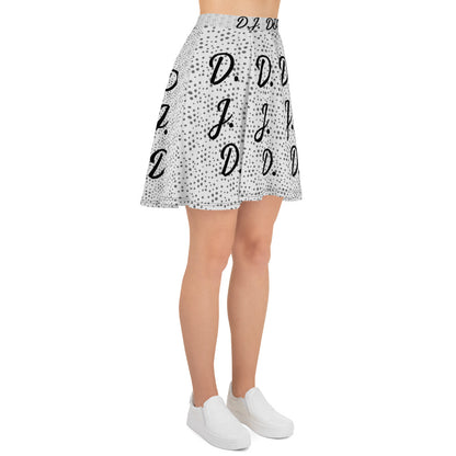 D.J. Domo "D.J.D." Skater Skirt Dots/White/Black