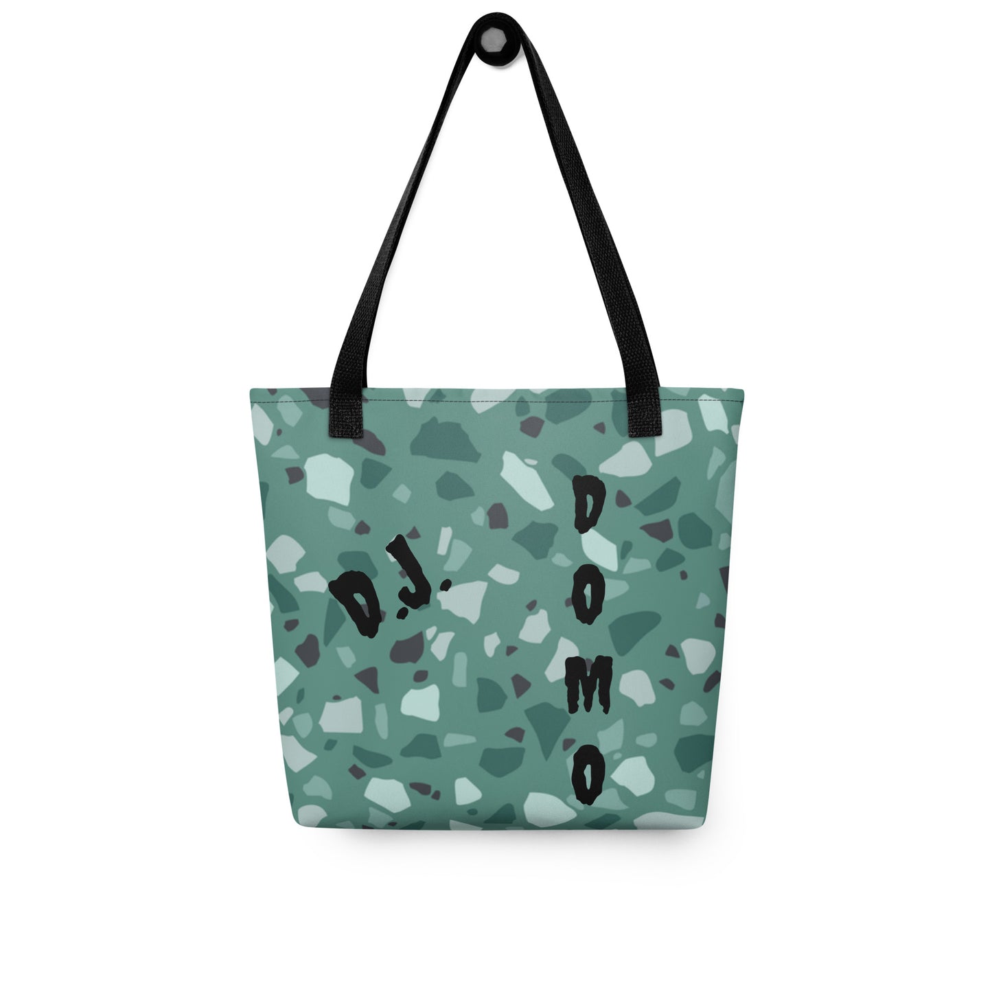 D.J. Domo "Green Shapes" Tote Bag