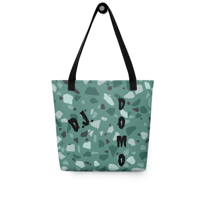 D.J. Domo "Green Shapes" Tote Bag