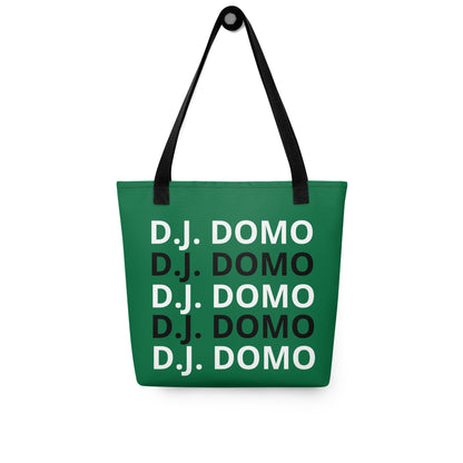 D.J. Domo "Classic" Tote Bag Green/Black/White