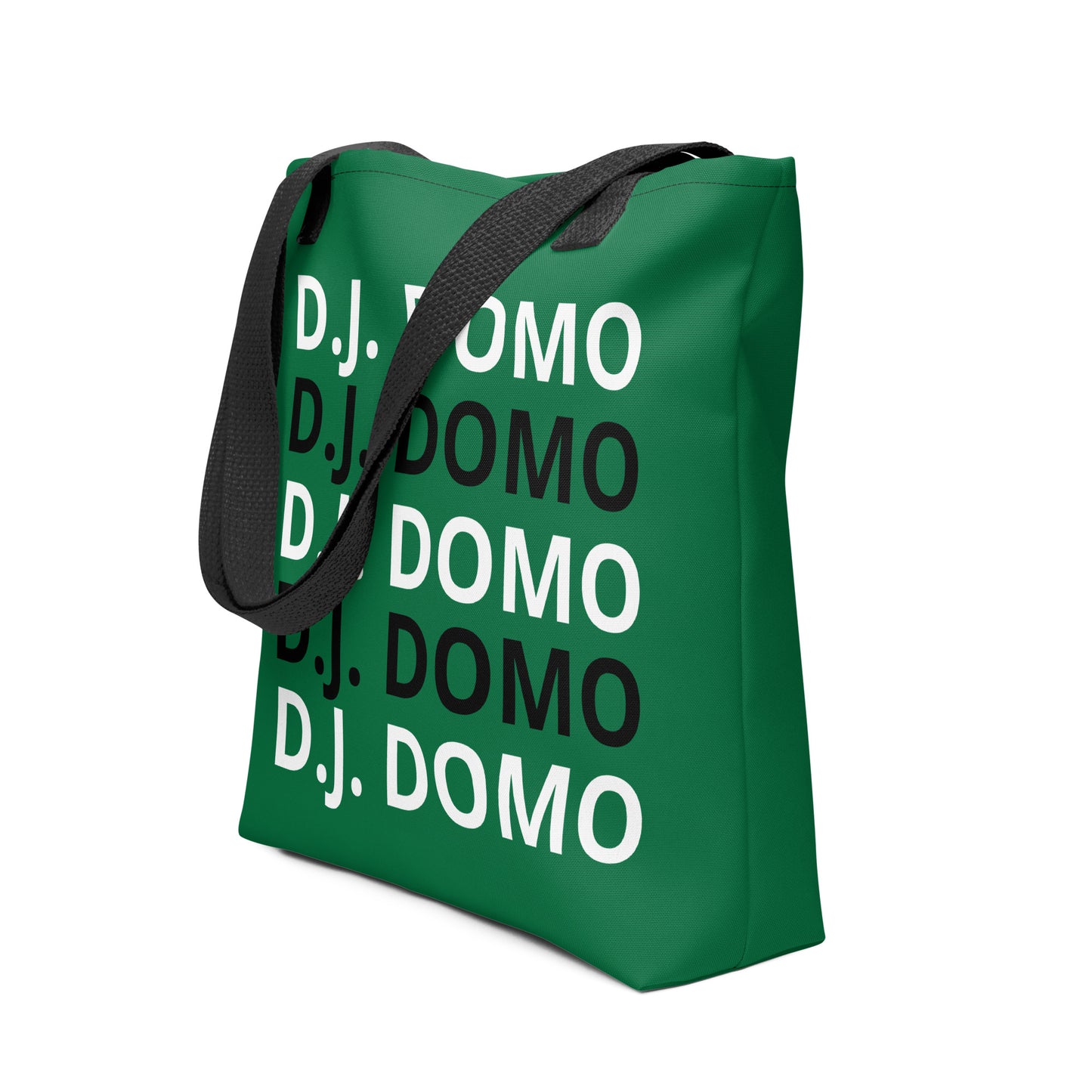 D.J. Domo "Classic" Tote Bag Green/Black/White