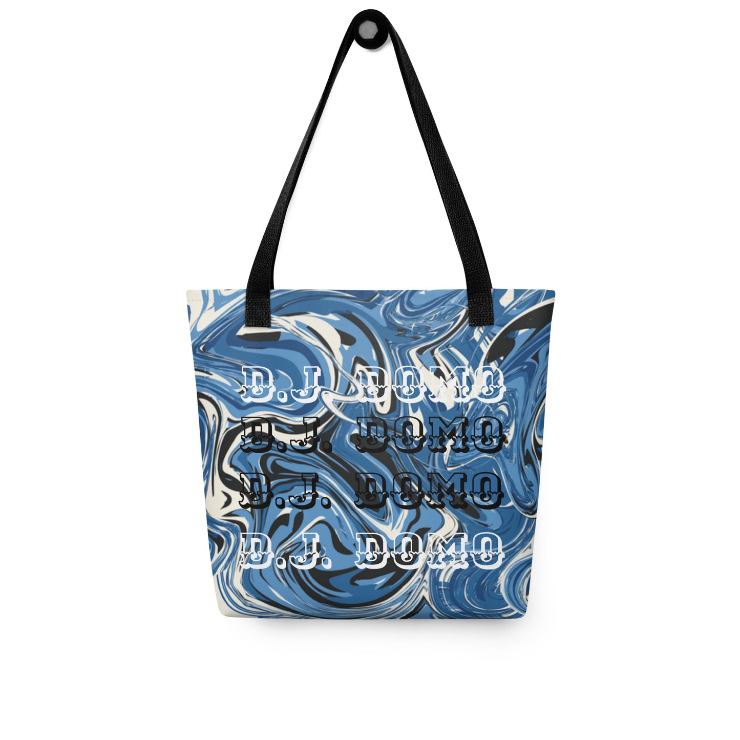 D.J. Domo "Blue Swirlz" Tote Bag