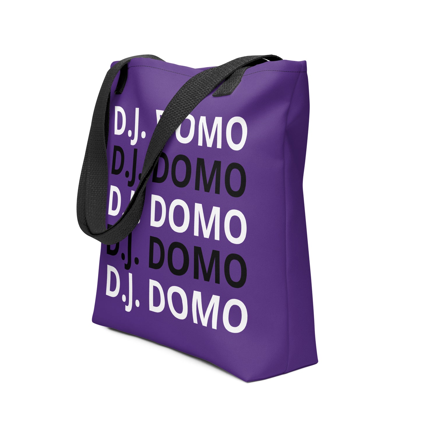 D.J. Domo "Classic" Tote Bag Purple/Black/White