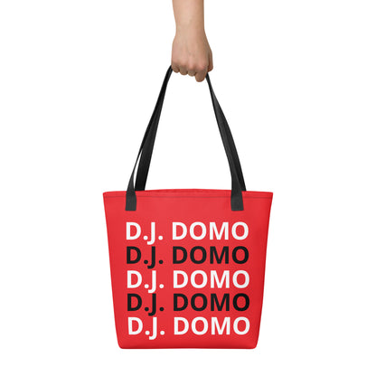 D.J. Domo "Classic" Tote Bag Red/Black/White