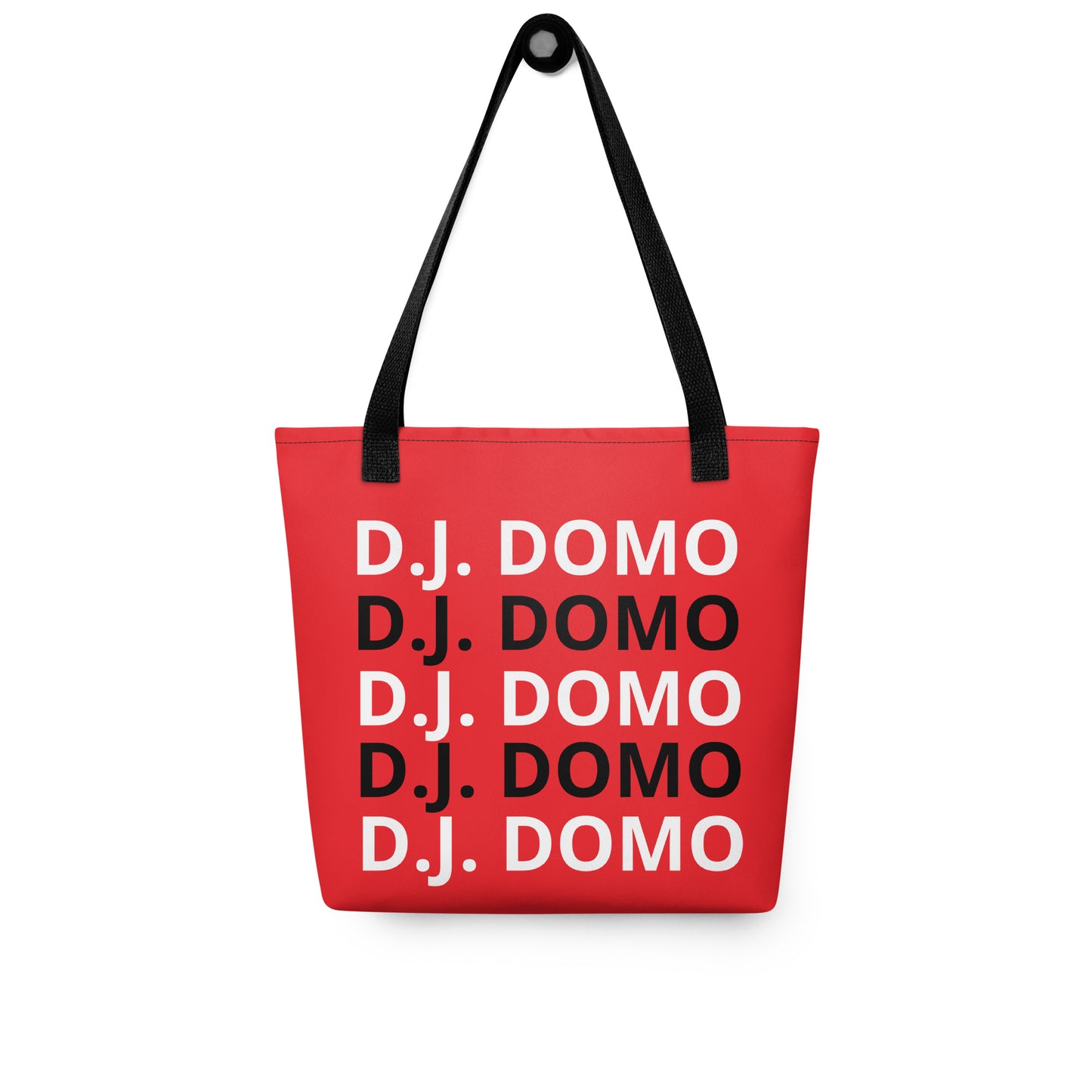 D.J. Domo "Classic" Tote Bag Red/Black/White