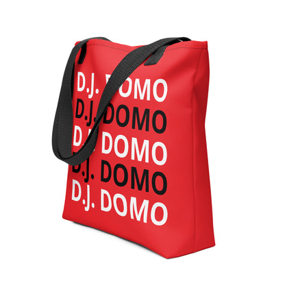 D.J. Domo "Classic" Tote Bag Red/Black/White