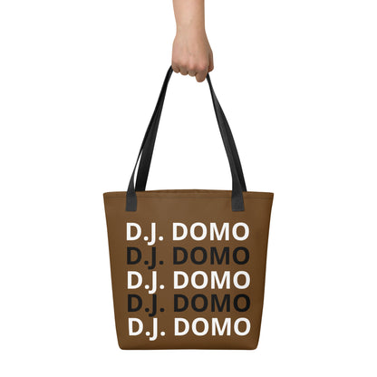 D.J. Domo "Classic" Tote Bag Brown/Black/White