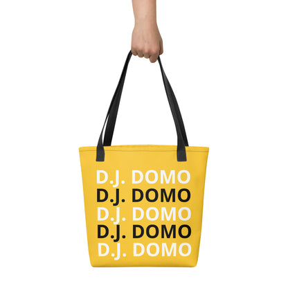 D.J. Domo "Classic" Tote Bag Gold/Black/White