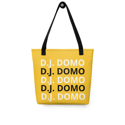 D.J. Domo "Classic" Tote Bag Gold/Black/White