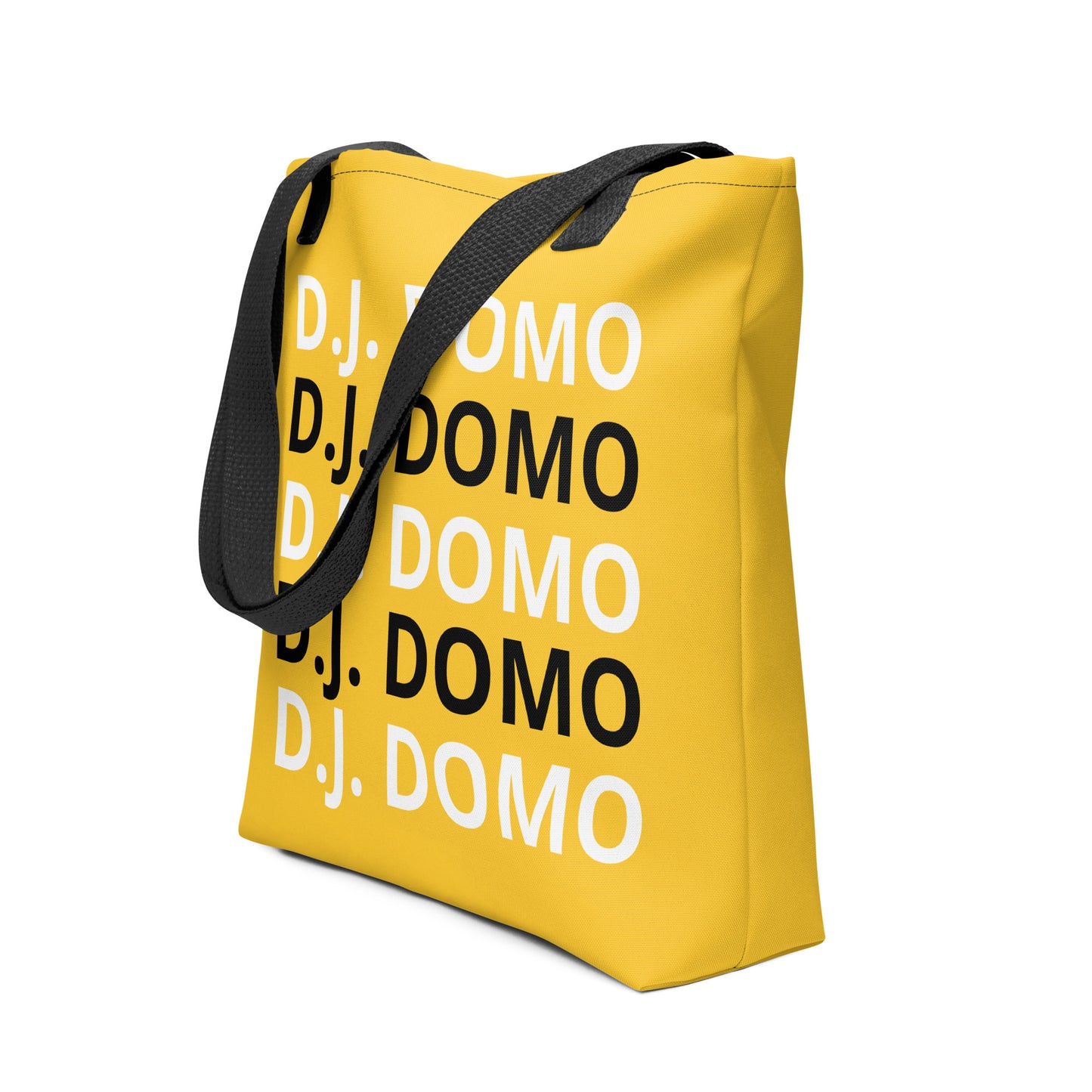 D.J. Domo "Classic" Tote Bag Gold/Black/White