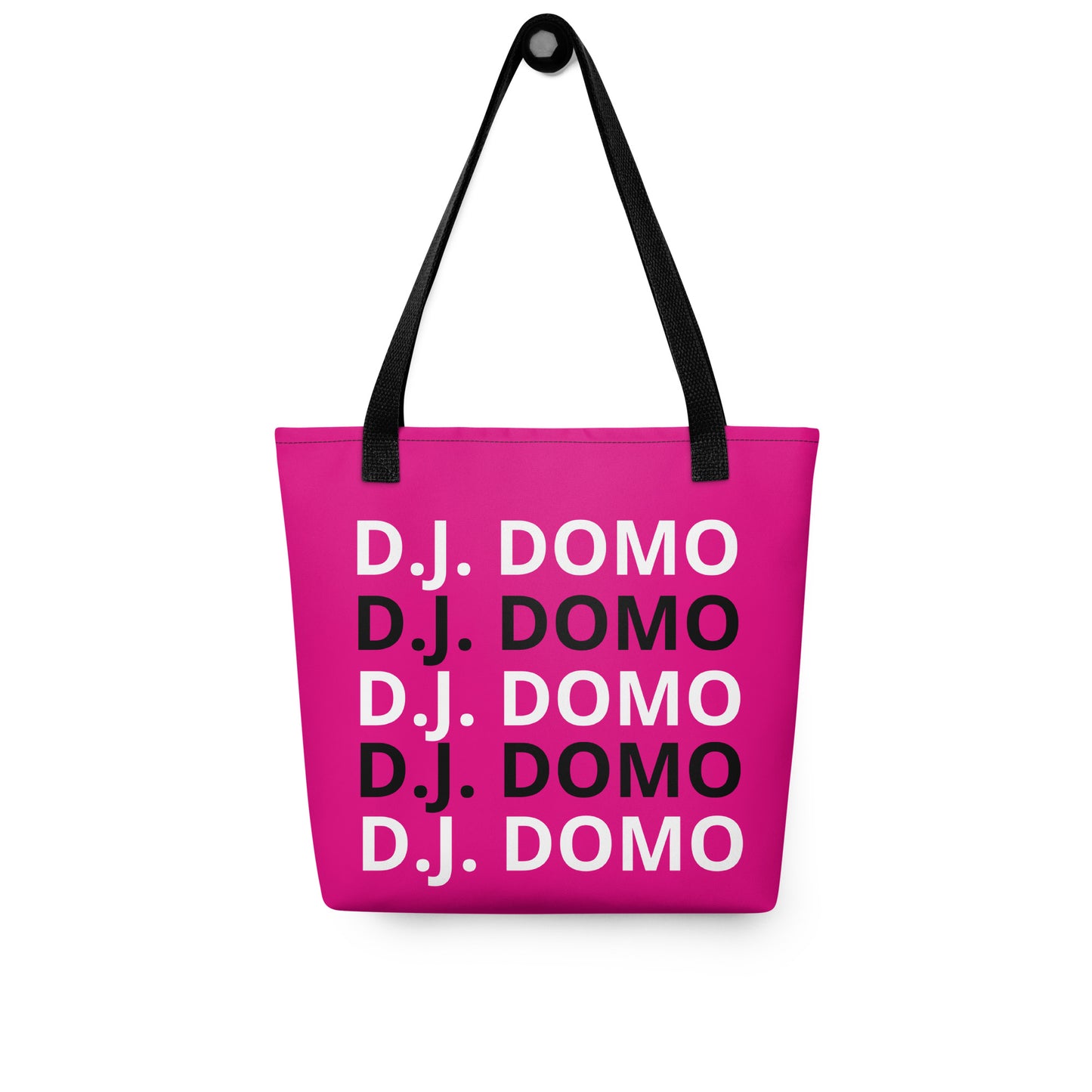 D.J. Domo "Classic" Tote Bag Pink/Black/White