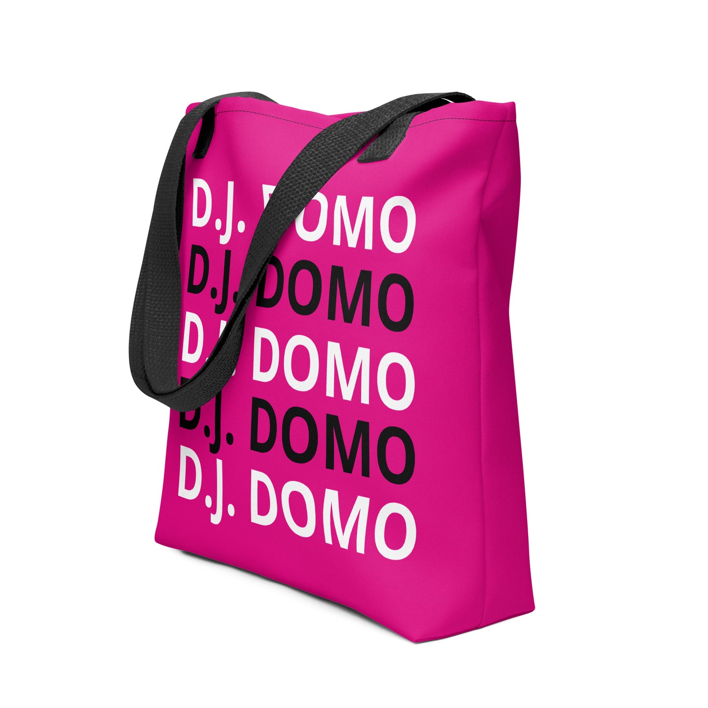 D.J. Domo "Classic" Tote Bag Pink/Black/White