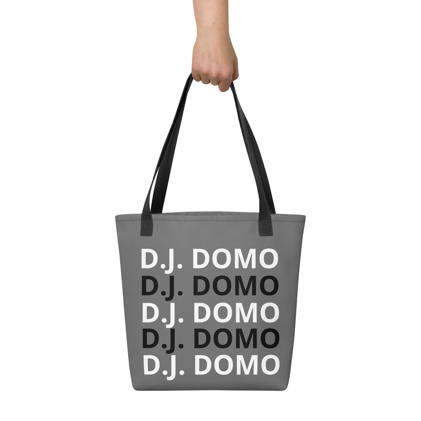 D.J. Domo "Classic" Tote Bag Gray/Black/White