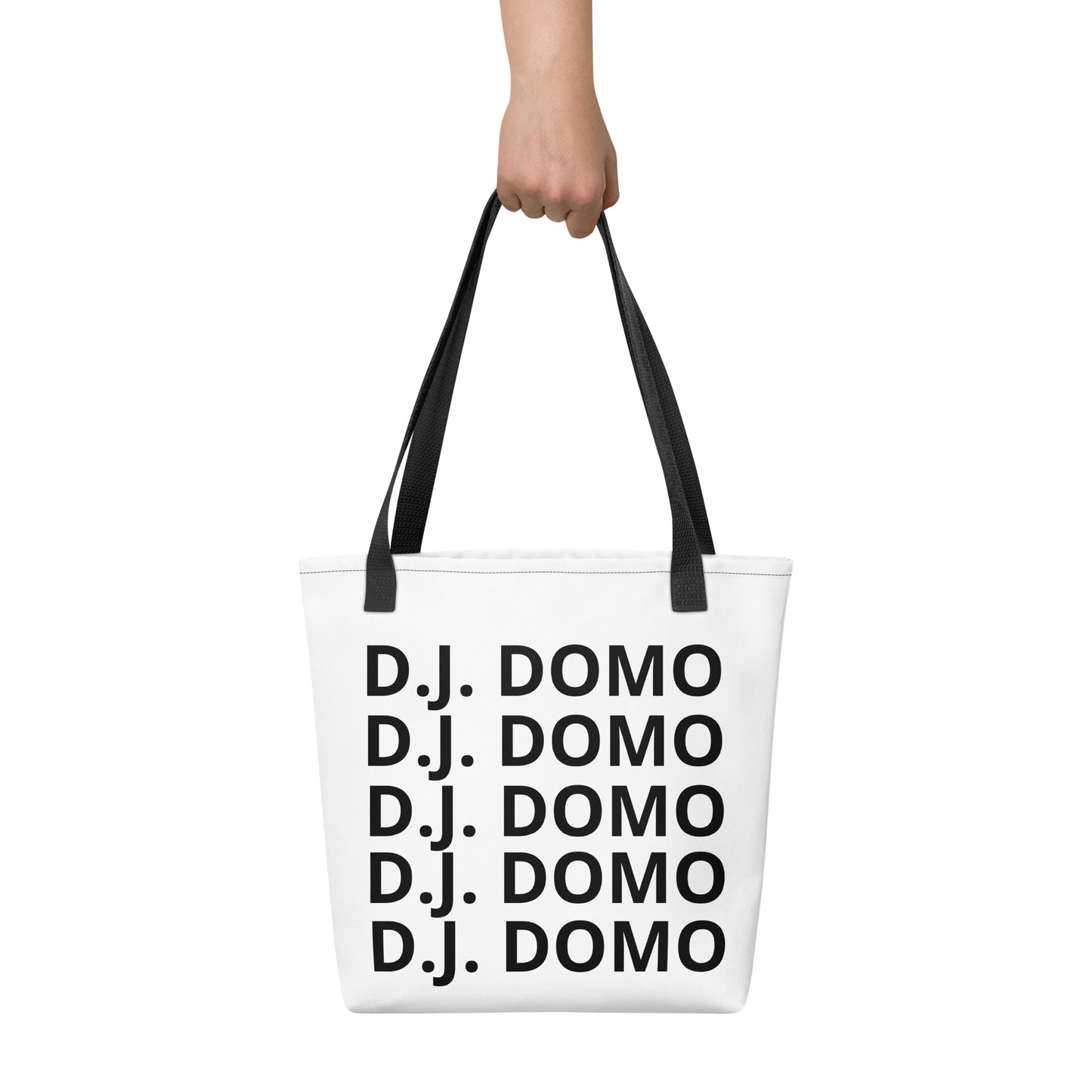 D.J. Domo "Classic" Tote Bag White/Black