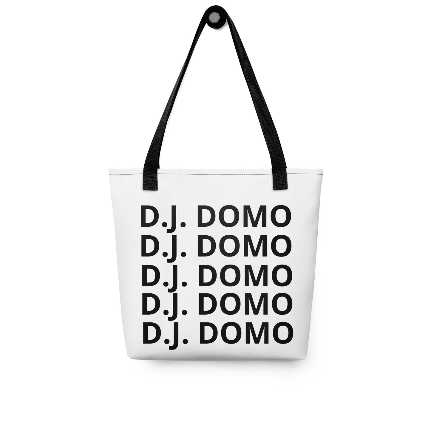 D.J. Domo "Classic" Tote Bag White/Black