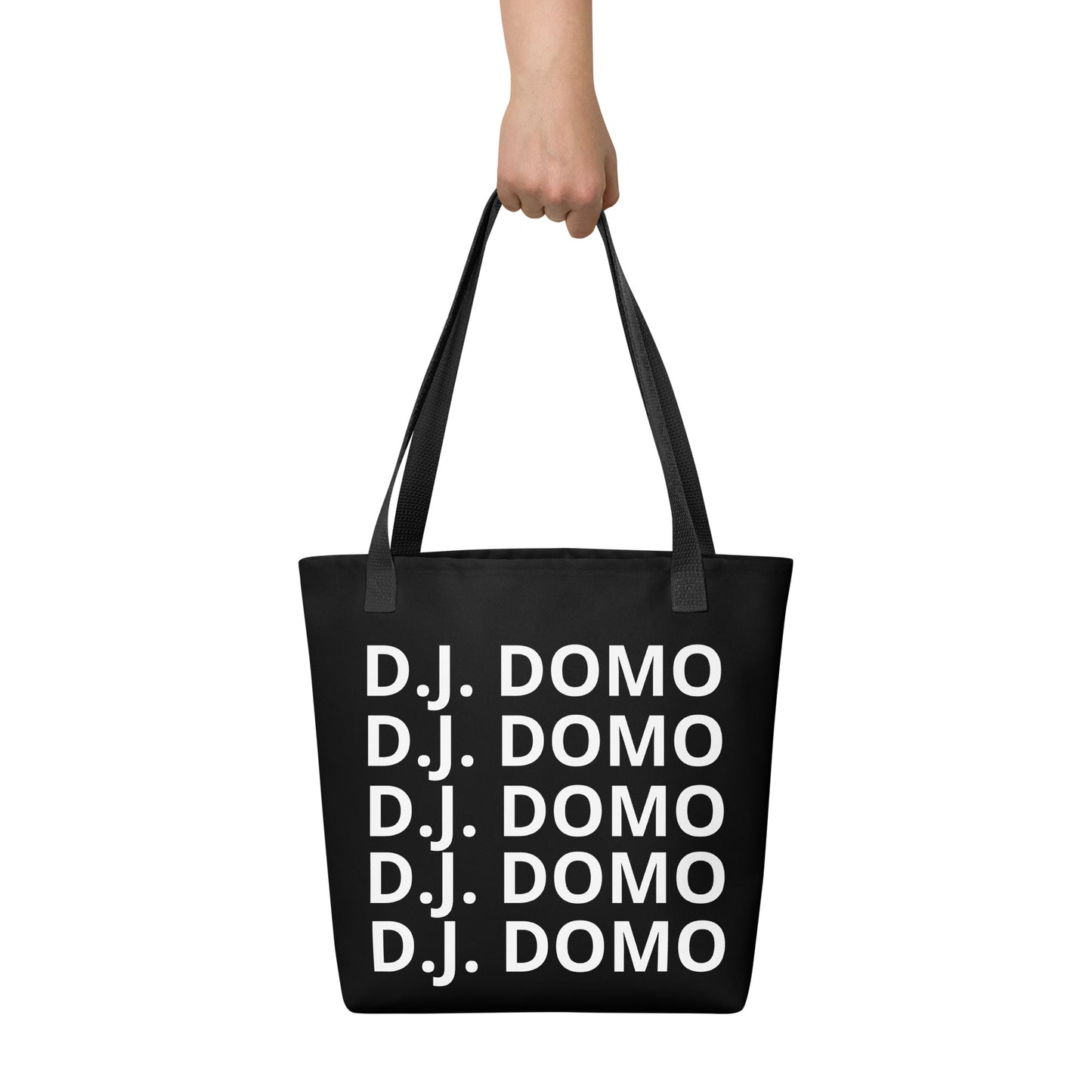 D.J. Domo "Classic" Tote Bag Black/White