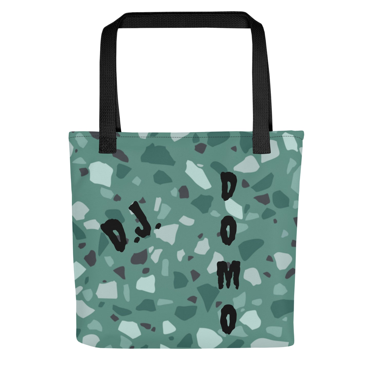 D.J. Domo "Green Shapes" Tote Bag