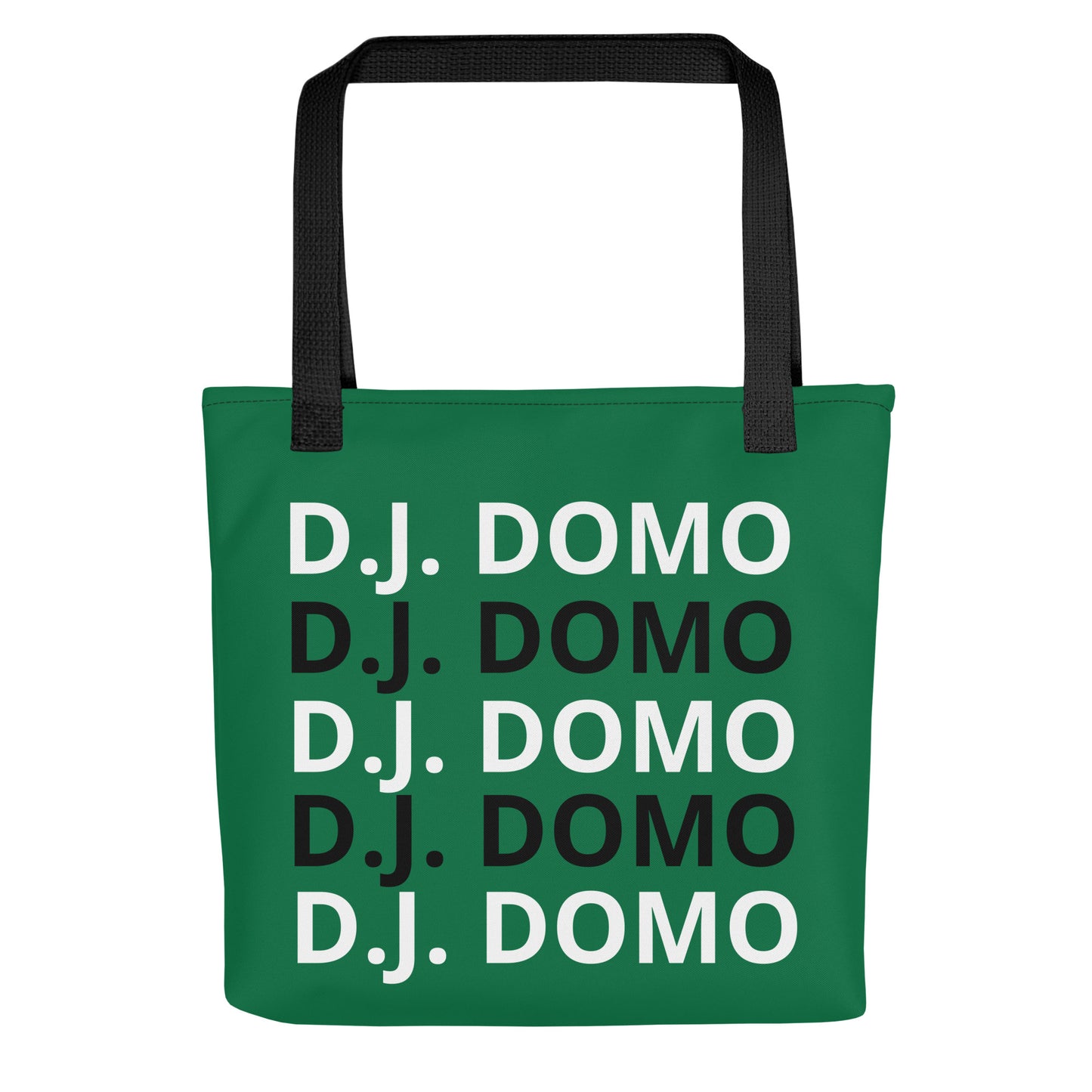 D.J. Domo "Classic" Tote Bag Green/Black/White