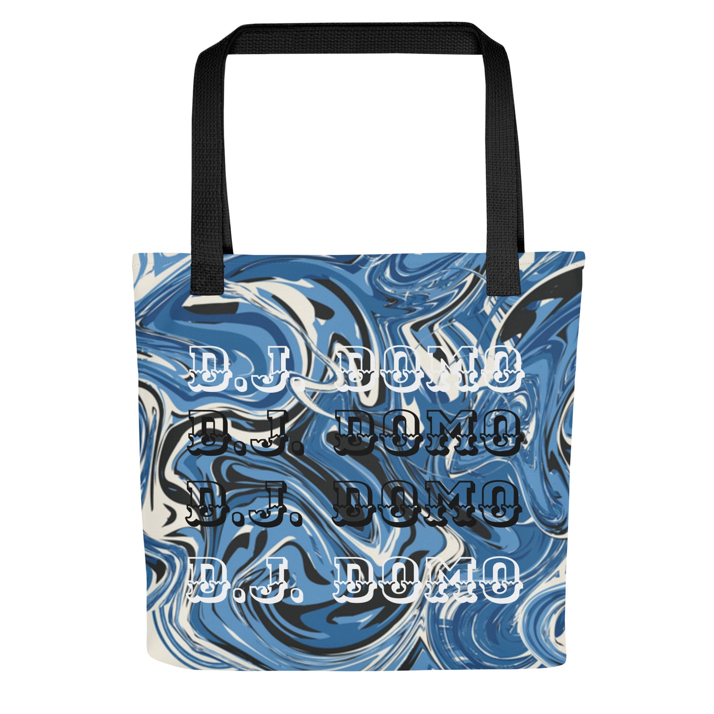 D.J. Domo "Blue Swirlz" Tote Bag