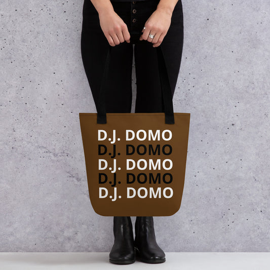 D.J. Domo "Classic" Tote Bag Brown/Black/White