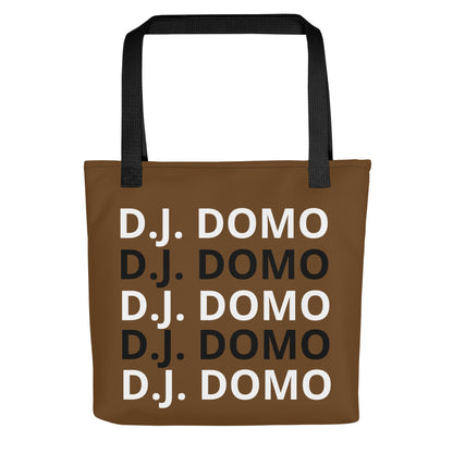 D.J. Domo "Classic" Tote Bag Brown/Black/White