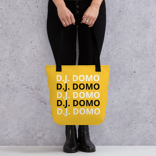 D.J. Domo "Classic" Tote Bag Gold/Black/White