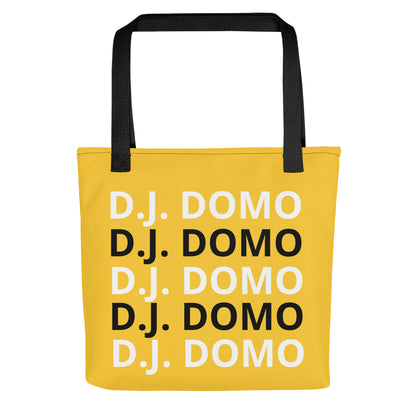 D.J. Domo "Classic" Tote Bag Gold/Black/White