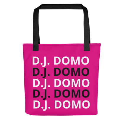 D.J. Domo "Classic" Tote Bag Pink/Black/White