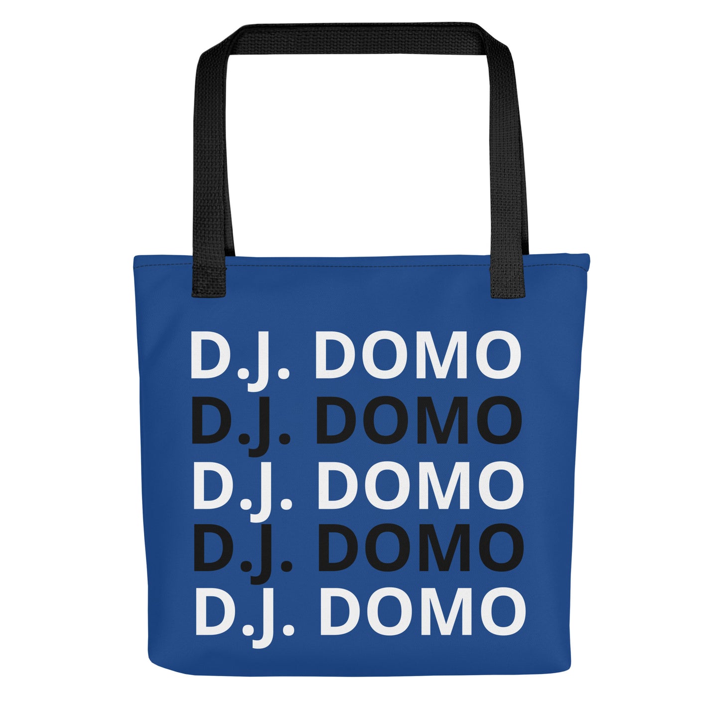 D.J. Domo "Classic" Tote Bag Blue/Black/White