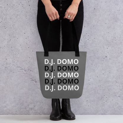 D.J. Domo "Classic" Tote Bag Gray/Black/White