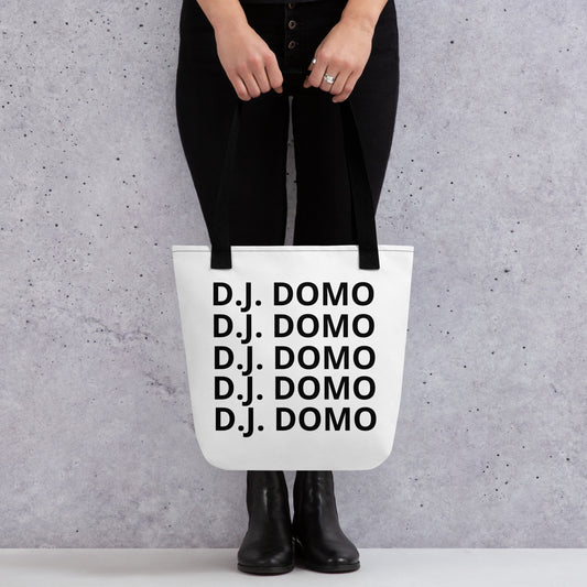 D.J. Domo "Classic" Tote Bag White/Black