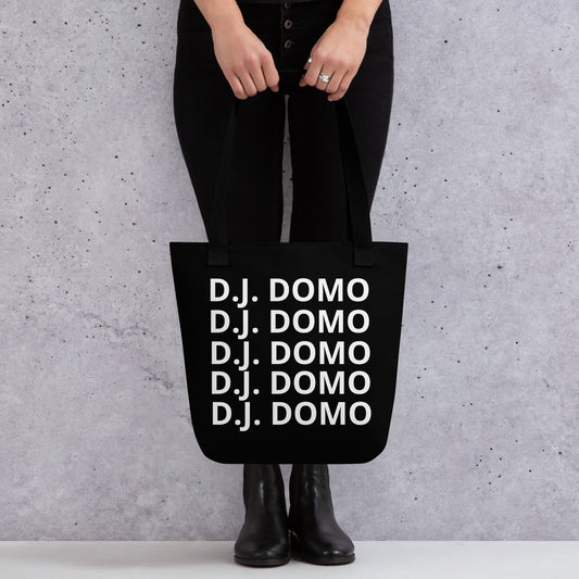 D.J. Domo "Classic" Tote Bag Black/White