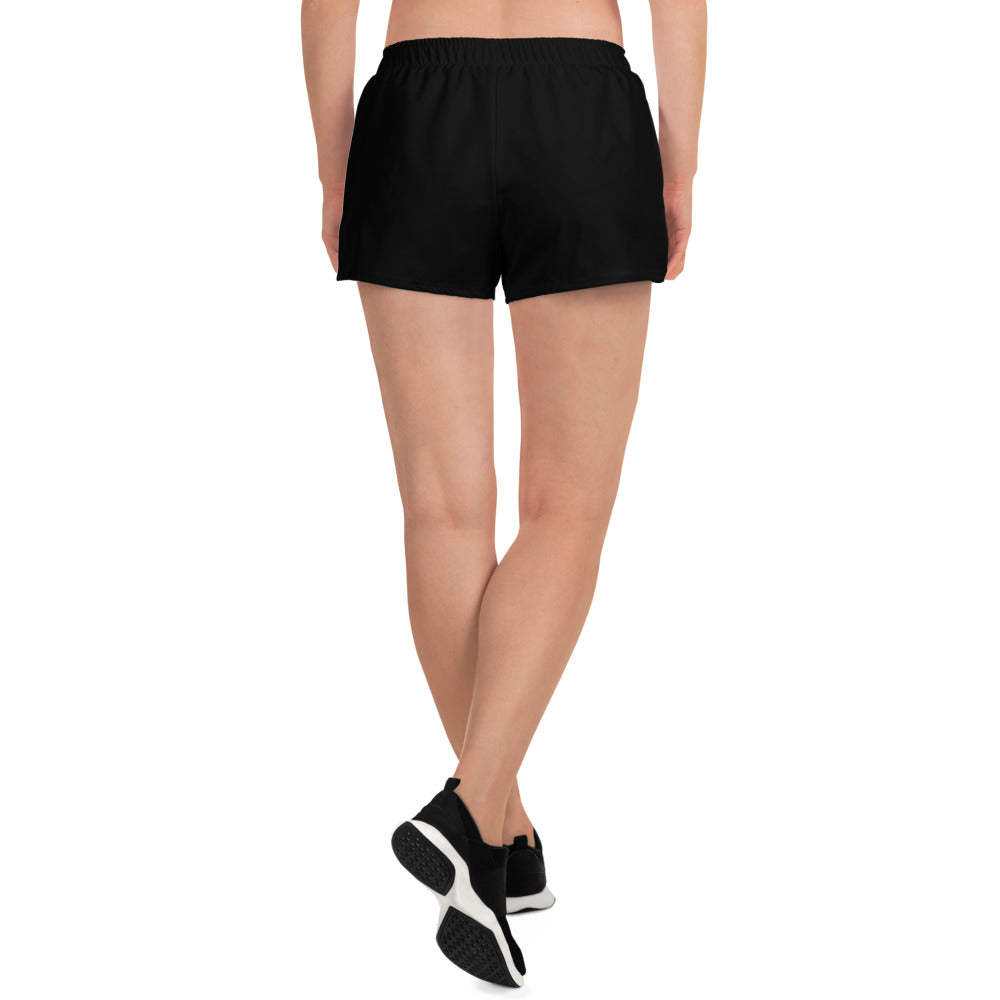 D.J. Domo "These Belong To" Unisex Athletic Shorts Black/White