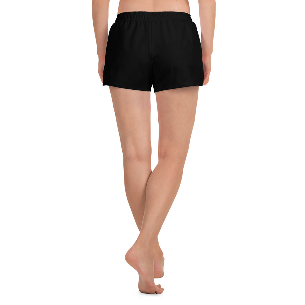 D.J. Domo "These Belong To" Unisex Athletic Shorts Black/White