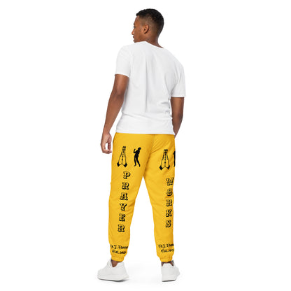 D.J. Domo "Prayer" Unisex Track Pants Gold/Black