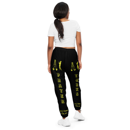 D.J. Domo "Prayer" Unisex Track Pants Black/Gold