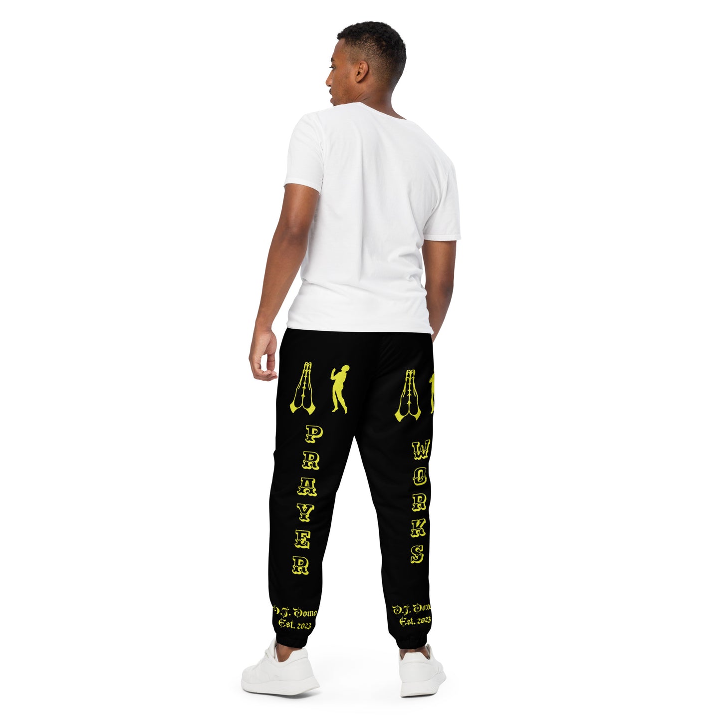 D.J. Domo "Prayer" Unisex Track Pants Black/Gold