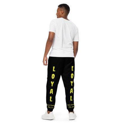 D.J. Domo "LOYAL" Unisex Track Pants Black/Gold