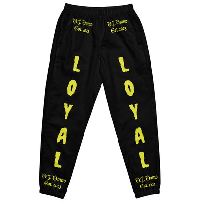 D.J. Domo "LOYAL" Unisex Track Pants Black/Gold