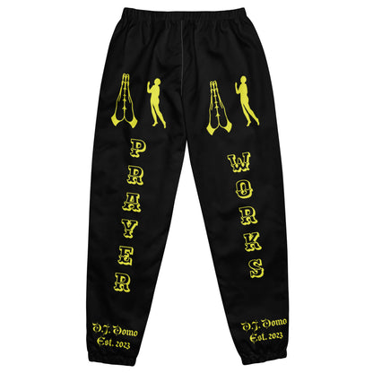 D.J. Domo "Prayer" Unisex Track Pants Black/Gold