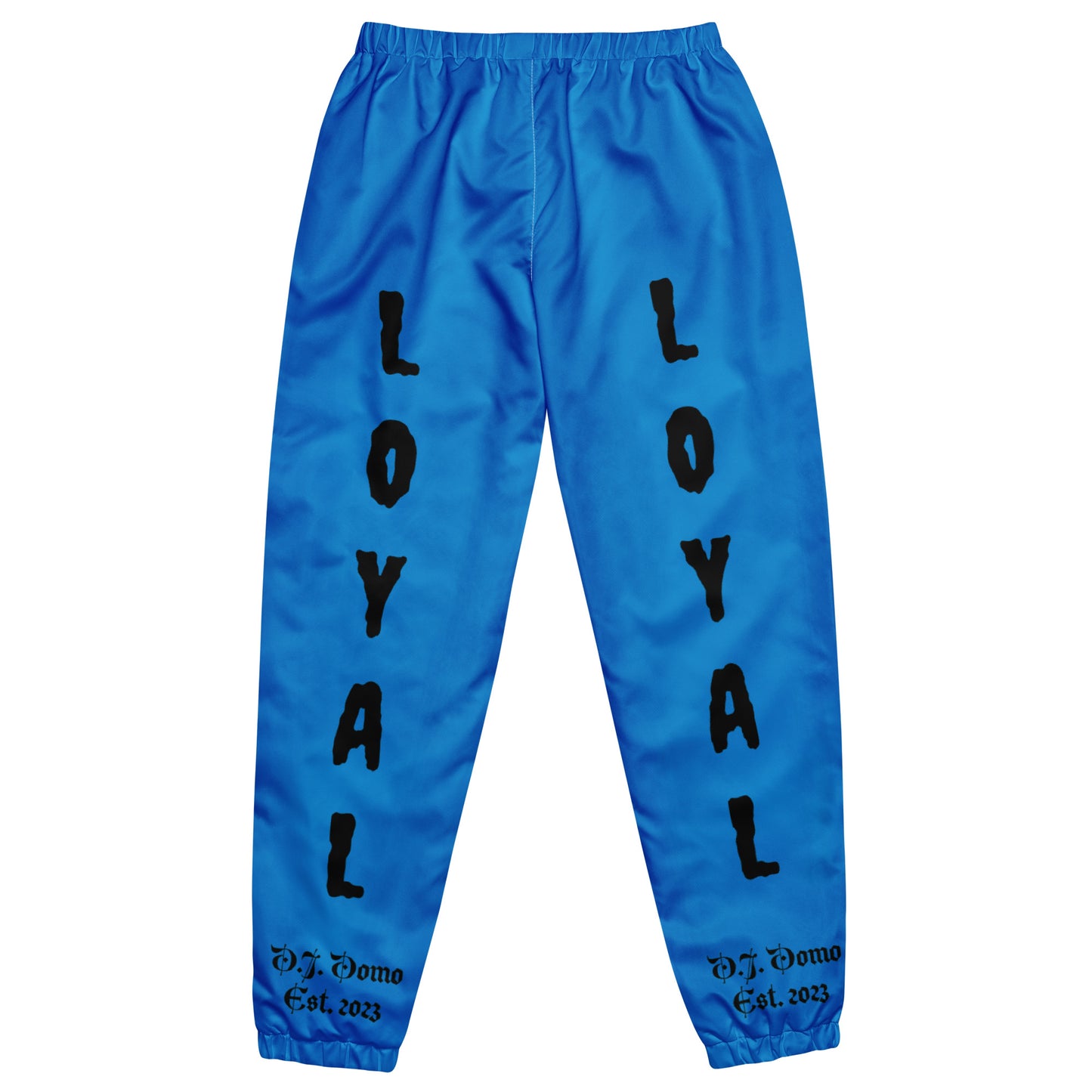 D.J. Domo "LOYAL" Unisex Track Pants Light Blue/Black