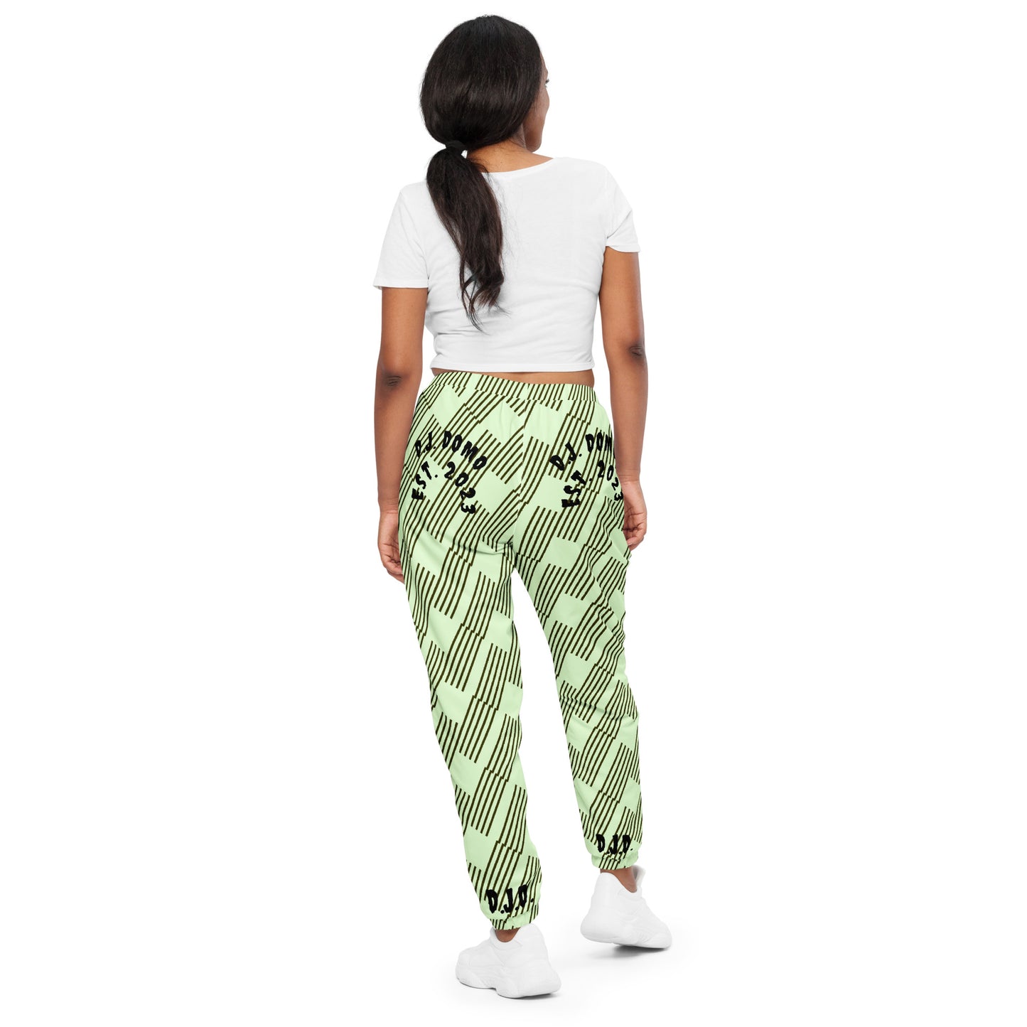 D.J. Domo "In The Zone" Unisex Track Pants Green