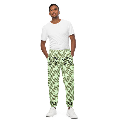 D.J. Domo "In The Zone" Unisex Track Pants Green