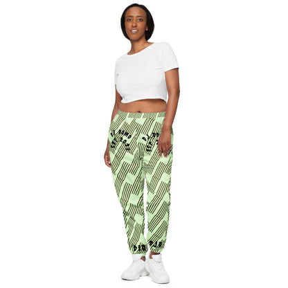 D.J. Domo "In The Zone" Unisex Track Pants Green