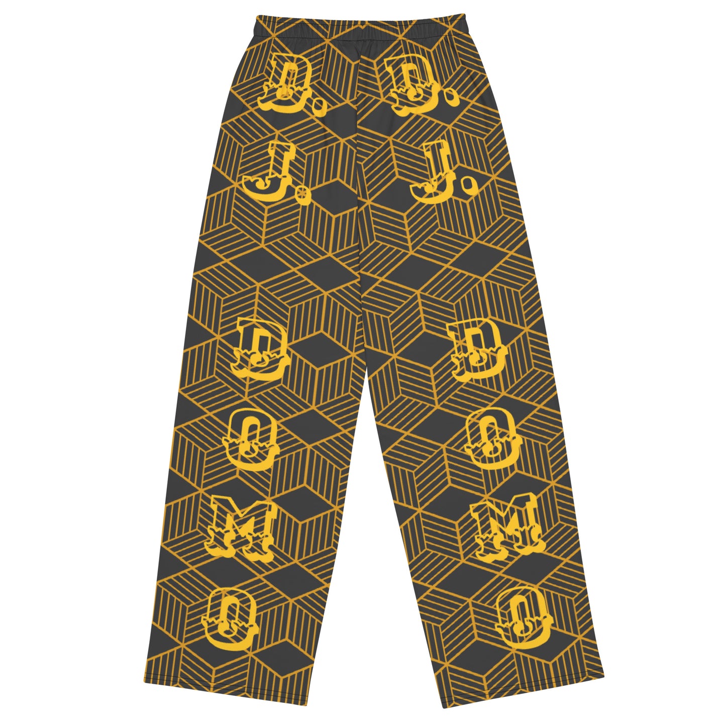 D.J. Domo Unisex Hockey Fan Wide-Leg Pants Brown/Gold