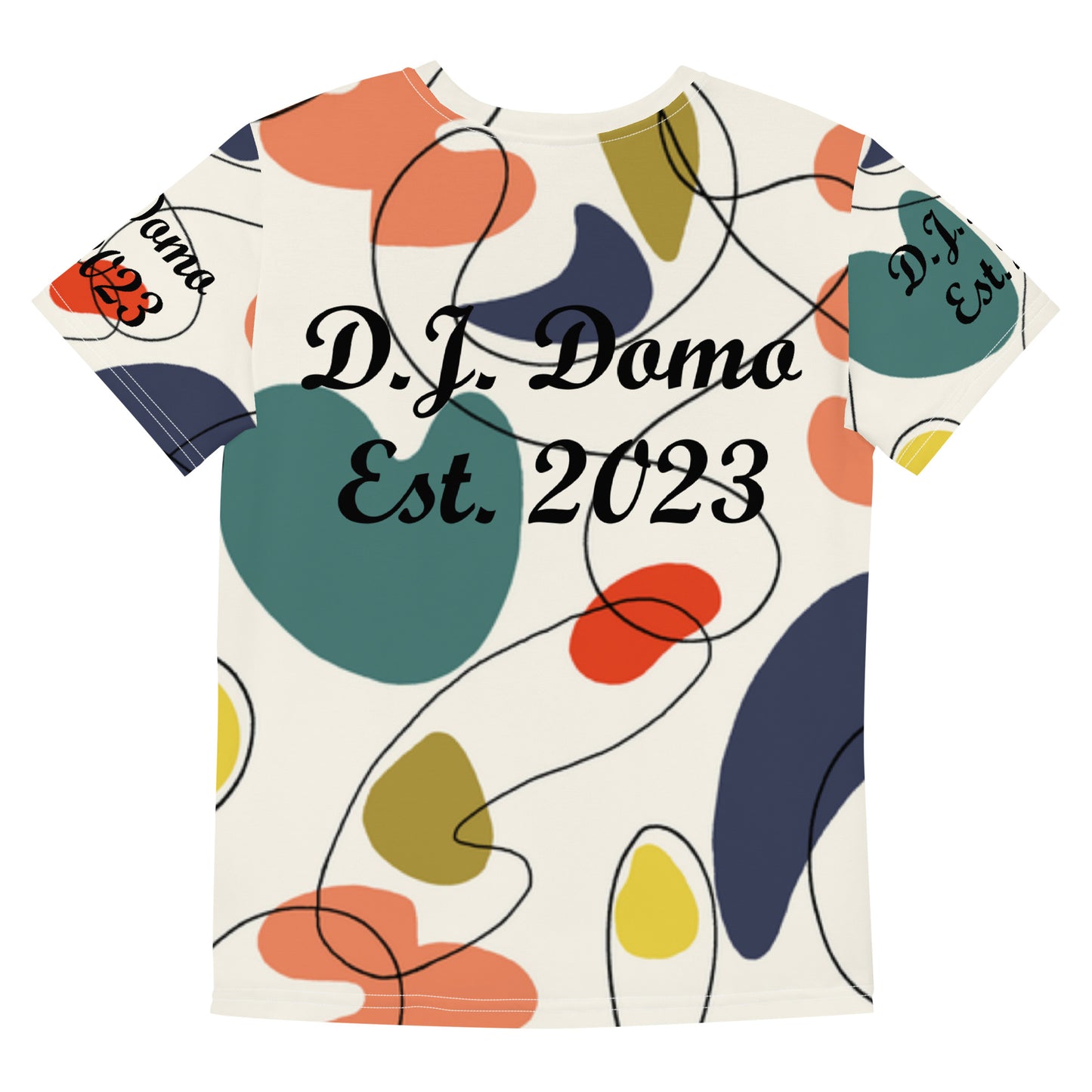 D.J. Domo "Linez" Youth Unisex Crew Neck T-Shirts