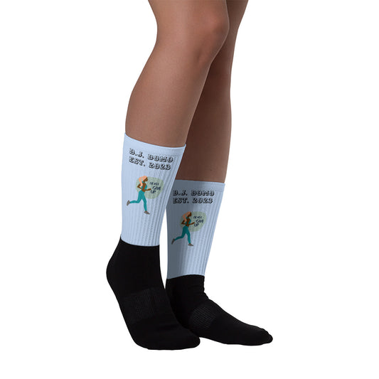 D.J. Domo "Ladies Never Give Up" Socks